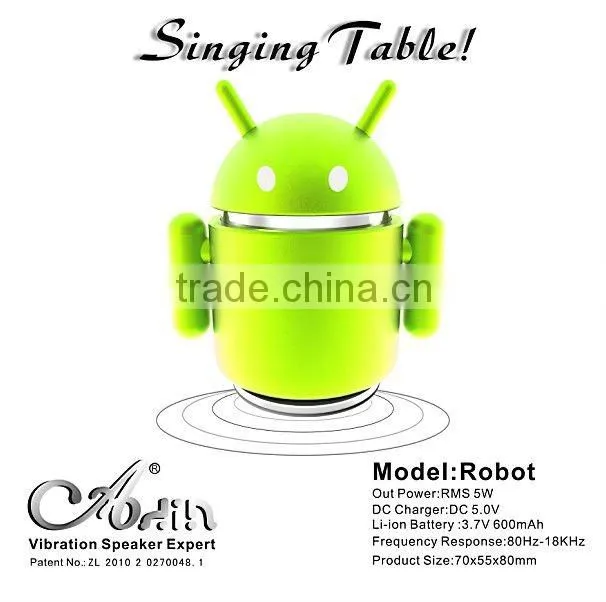 USB Vibration Speaker support TFcard and FM radio function