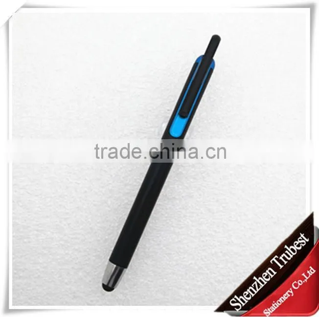 plastic ballpoint pen , plastic touch pen , ballpoint pen with stylus
