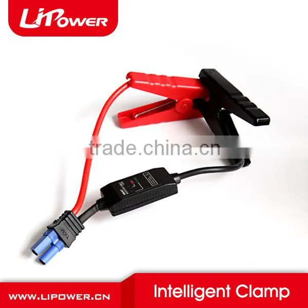 600A peak current universal 12V car battery jump starter smart booster cable