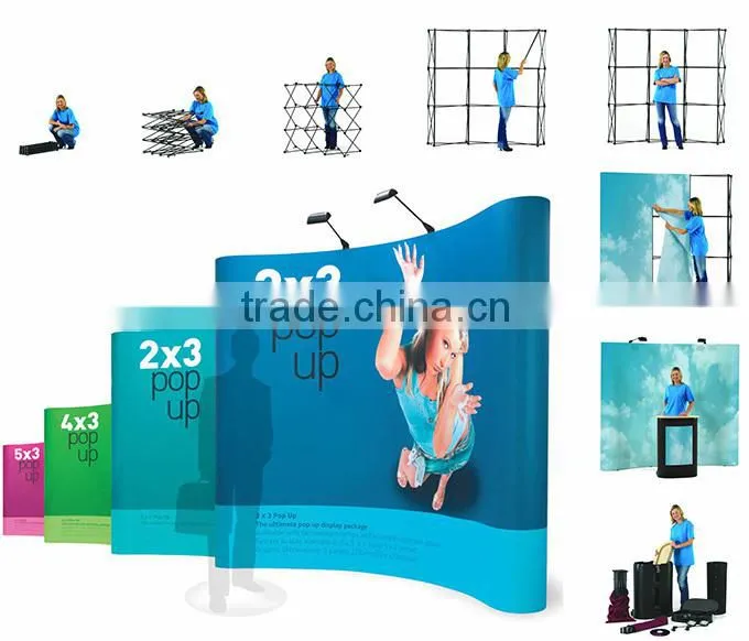 Pop Up Display Exhibition Stands Pop Up back-wall.