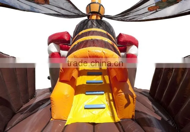 jungle inflatable pirateship,kids playground inflatable pirate ship