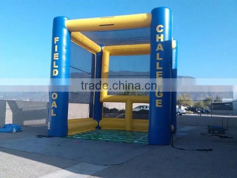 Football field goal kick inflatable sport games for sale