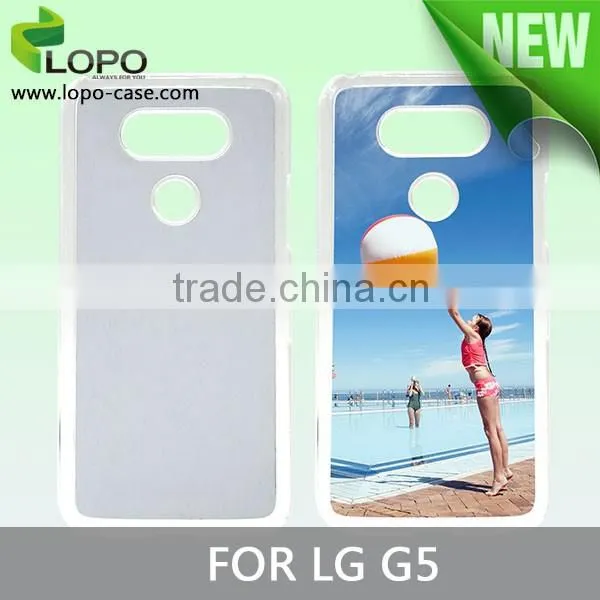 New heat printing art sublimation blanks PC cover for LG G5