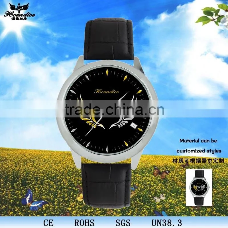 2015 wholesale leather western mens watch mens sports digital