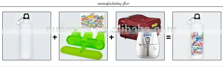 Hot Selling 700ml Custom blank aluminum water bottle for sublimation