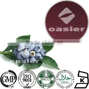 Profession Supplier Chinese Factory Supply Bilberry Extract 10%-25% Anthocyanidin