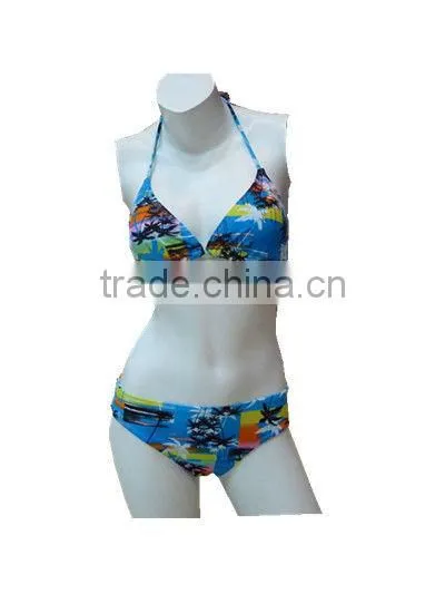 Sexy Fashion Hot Sex Girl Print Bikini Swimwear