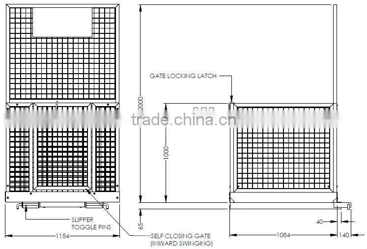 Type WP-MS Folding Work Platform