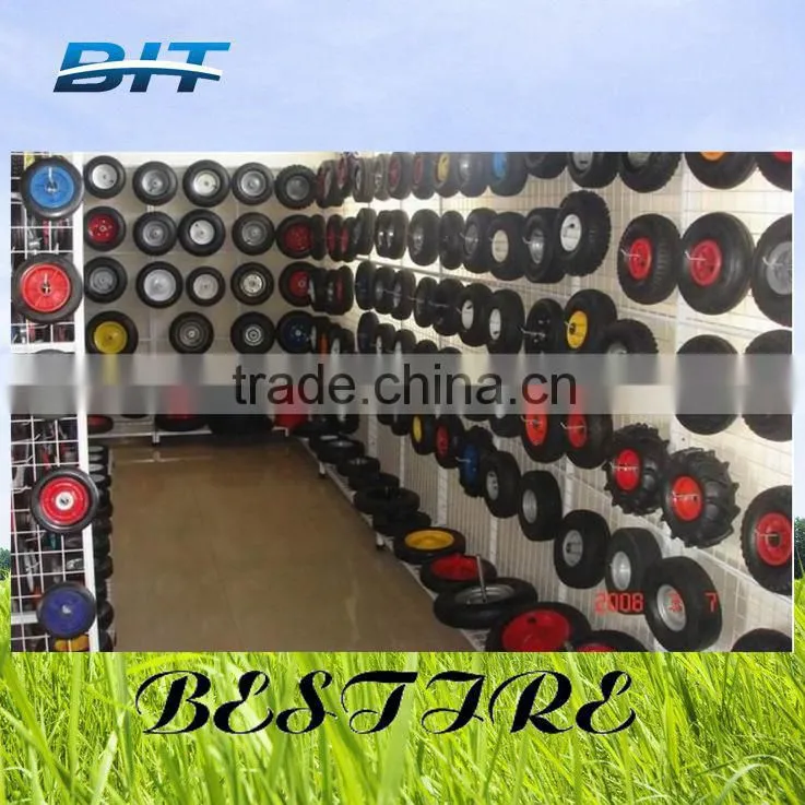 color PU form wheel/wheelbarrow tyre/ wheel barrow tyre tube/ cart tyre