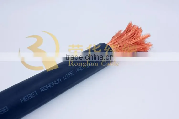 Rubber Insulated Flexible Cables Electric Welding Wire 60sqm