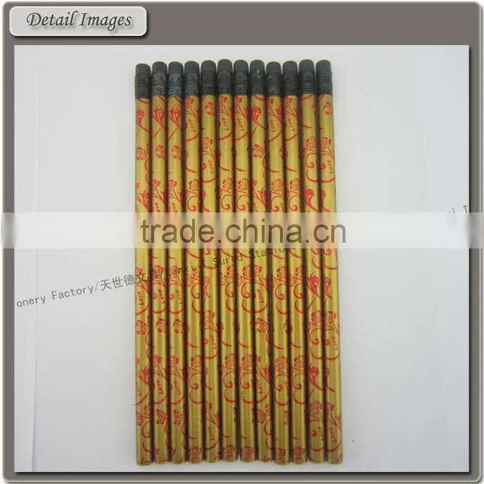 Nice Quaity HB Pencil With Black Eraser