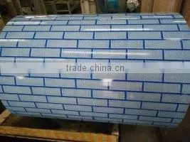 Brick pattern printed ppgi steel coils