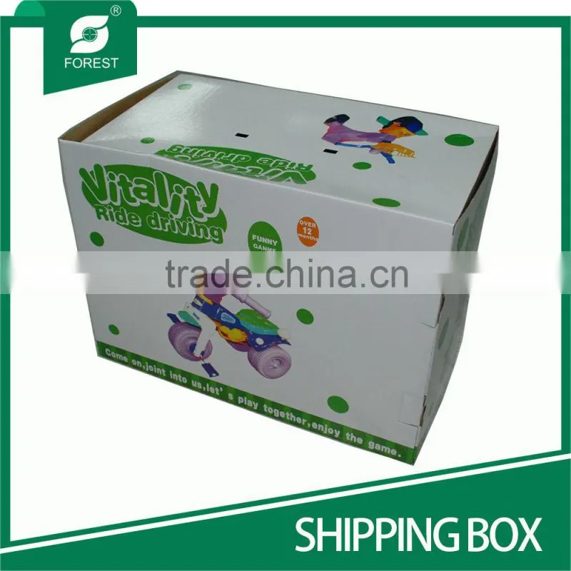 CMYK OFFSET PRINT CORRUGATED SHIPPING BOXES FOR PACKAGING TOYS