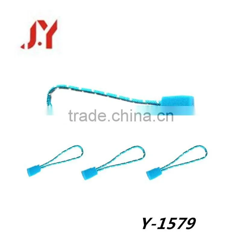 Custom plastic leather fancy zipper puller for ladies or men jeans top design