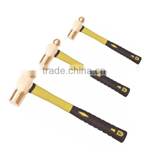 Brass ball pein hammers no spark safety hammers