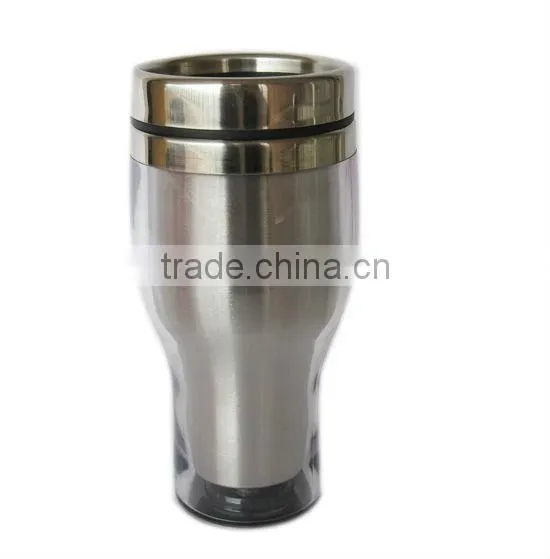 450ml Lucency wrap double wall travel mug for coffee,double wall stainless steel bottle