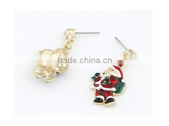 santa earring Christmas motif ornaments santa claus wholesale earring 2013 new