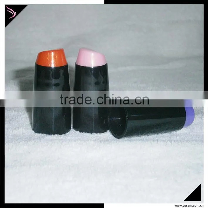 plastic empty nail polish cap nail color bottle with brush cap