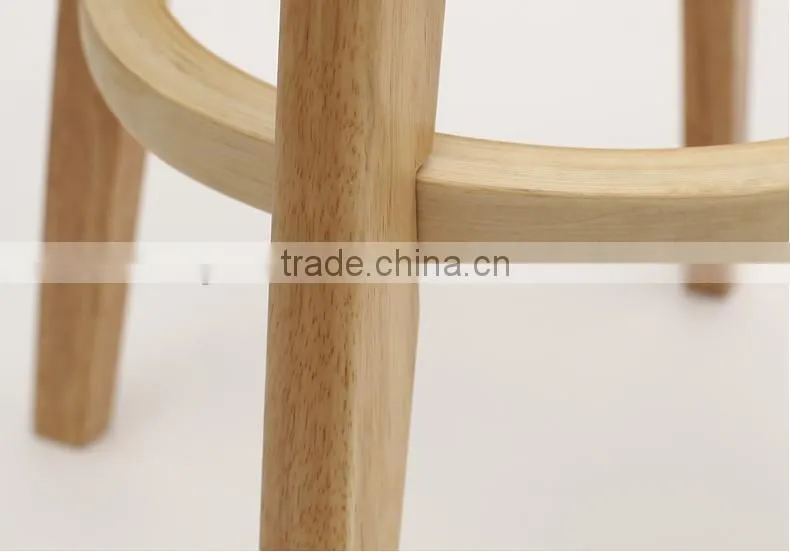 Creative Fashion Wooden Bar Chair,Wooden Bar Stool