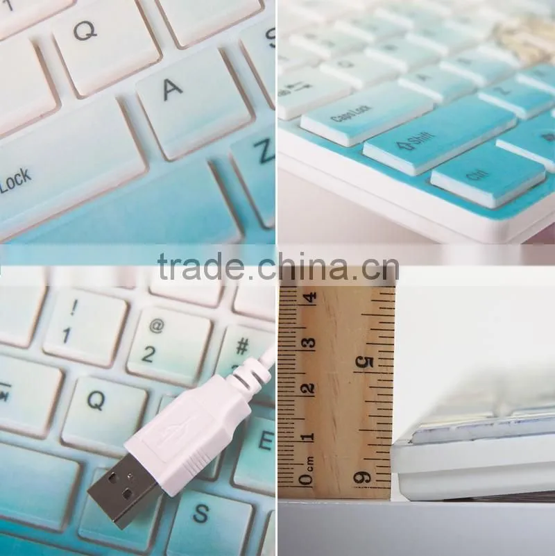 2016 personalized customize sublimation keyboard gaming