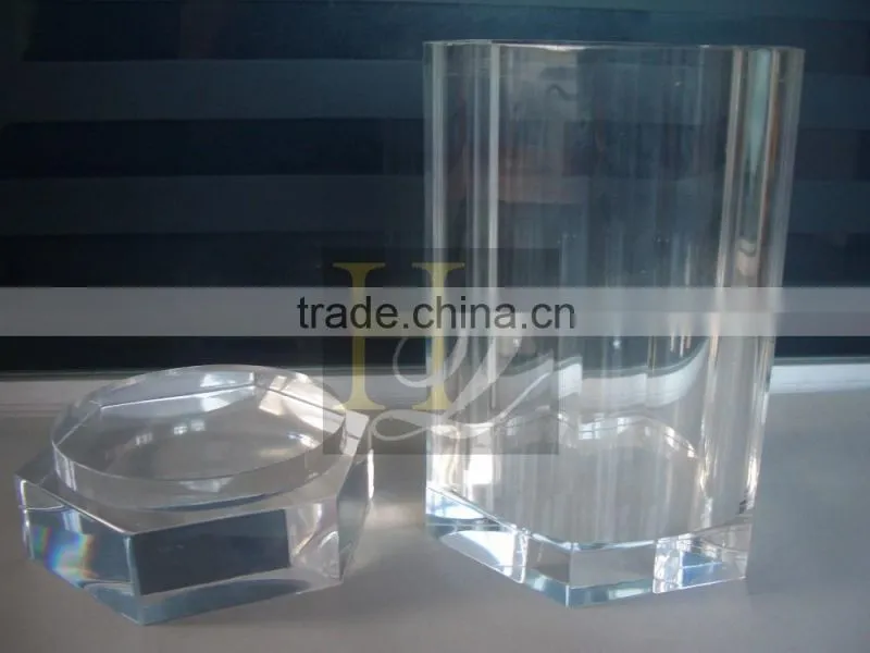 Home deco Acrylic hexagon display box with cover acrylic candy box with lid