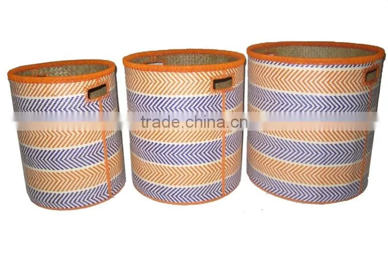 2015 New Product Square Water Hyacinth Basket for Home Decoration and Futniture