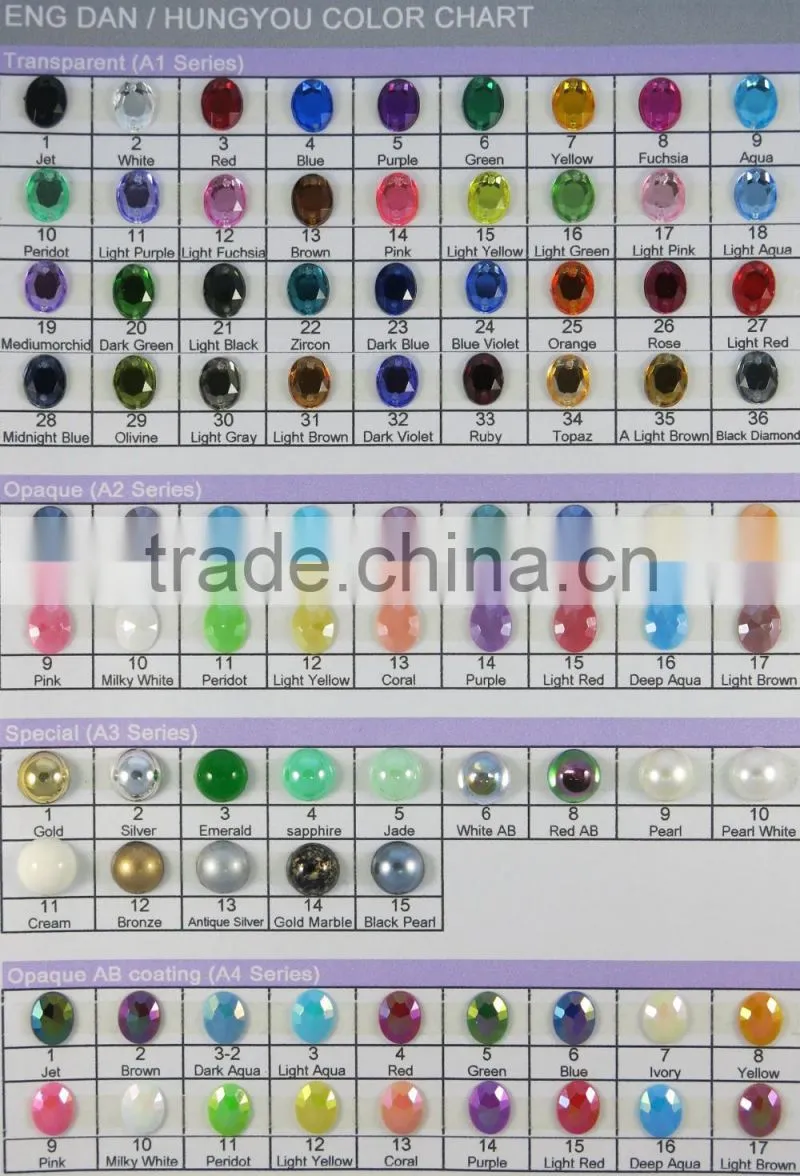 Fashion Accessories Made in Taiwan Flower Shape 2 Holes Rhinestones