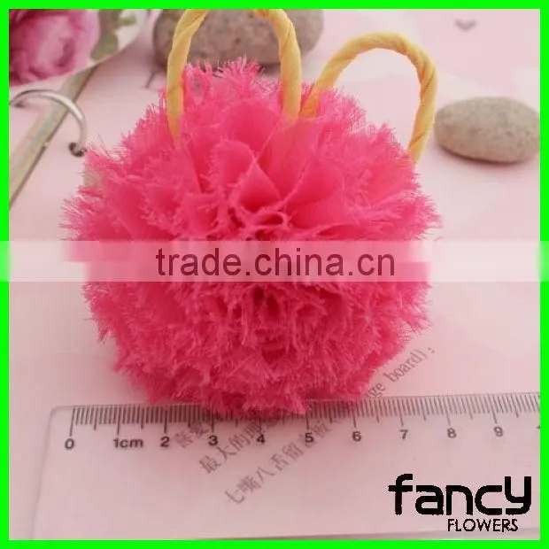 Artificial cute shabby chiffon flowers wholesale