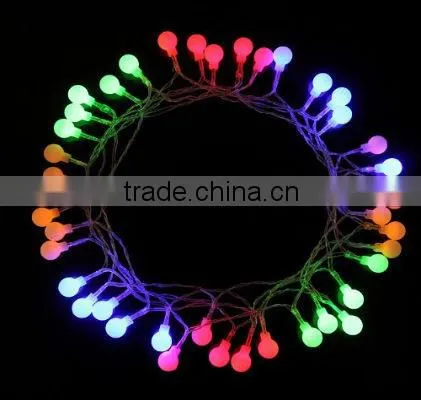 Flashing Rainbow Round Ball LED Fairy Lights String For Christmas XMAX Tree