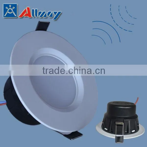 3 years warranty led downlight with motion sensor dimmable sensor led downlight 10W 900lm LED downlight with sensor round led