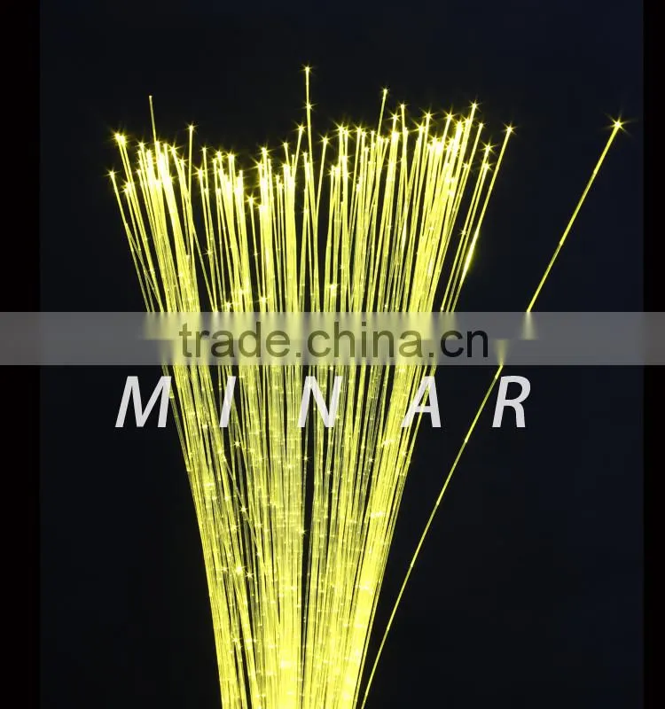 diy fiber optic waterfall light curtain for wall decoration