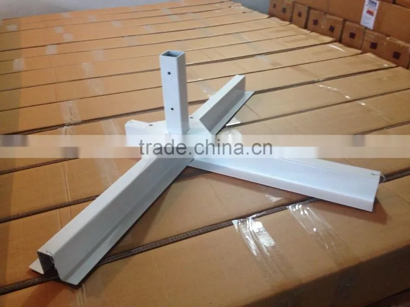 Free standing double side open retractable awning