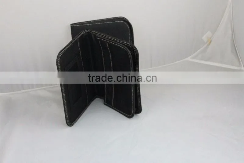 Wholesale New Fashion Customized Size Men's Card wallet, Promition Genuine leather men's wallet