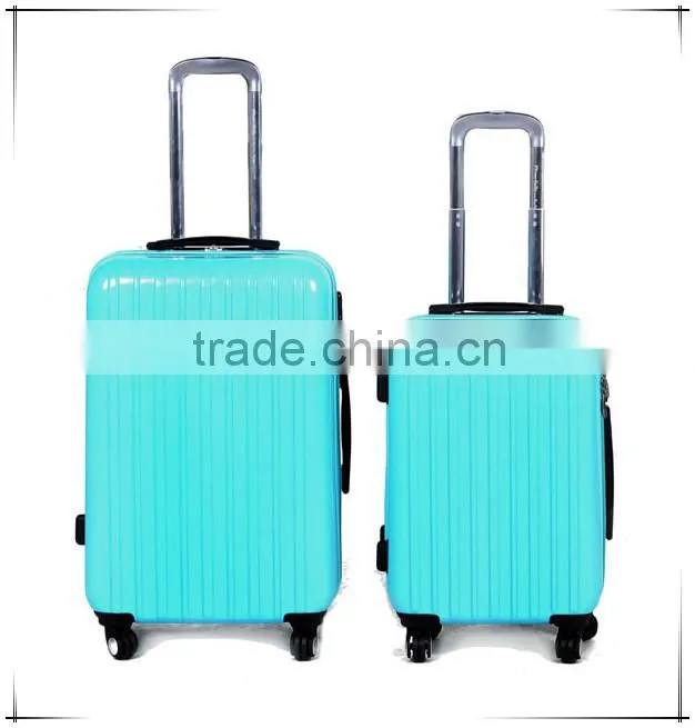 four wheels lightweight abs trolley travel lugggage bag/travel luggage