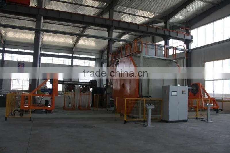2015 year new rocking and roll rotational moulding machine with oven