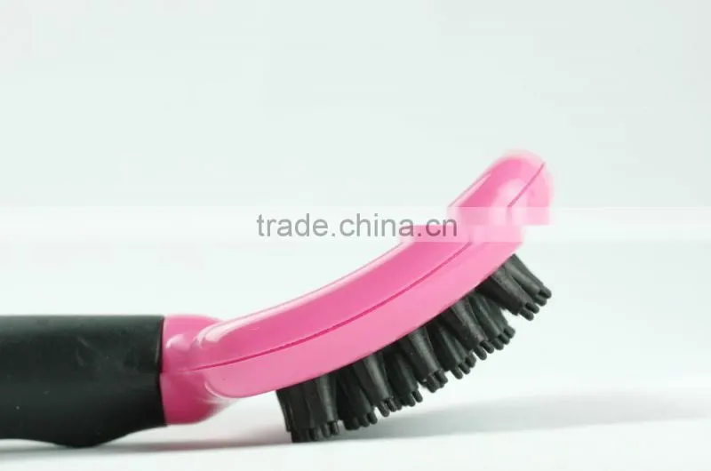 trade assurance new pet product rubber handle brush bathing