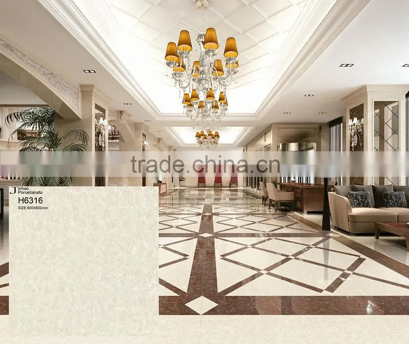 600 x 600mm polished ceramic floor tile 30x30