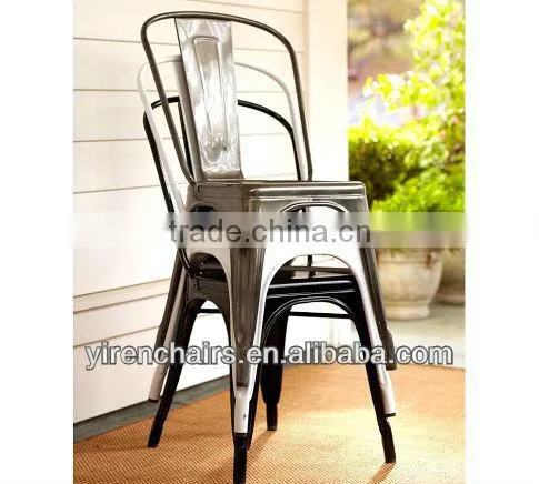metal chair - red