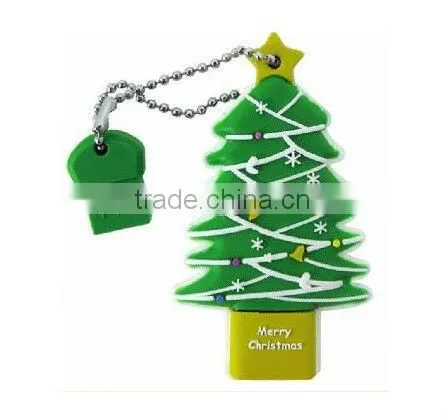 Custom christmas tree usb flash drive