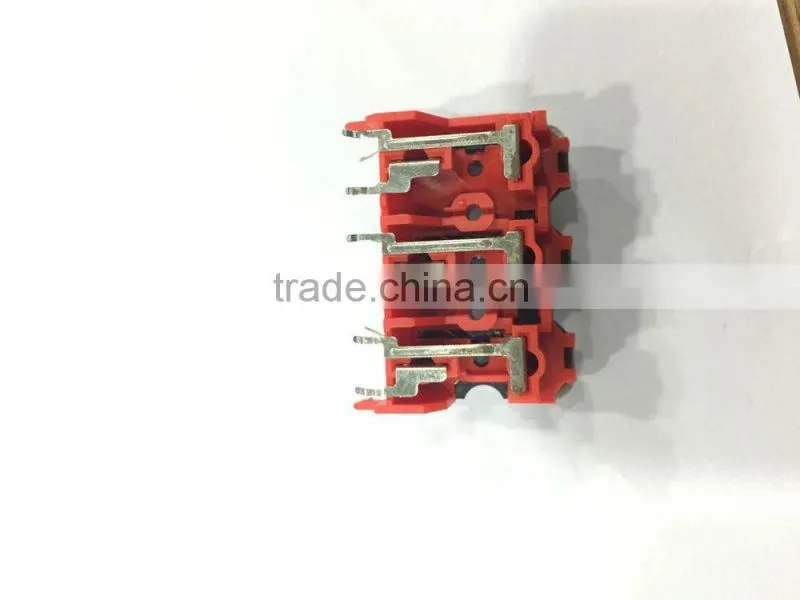 6 RCA plug box type rca connector AV socket with best price