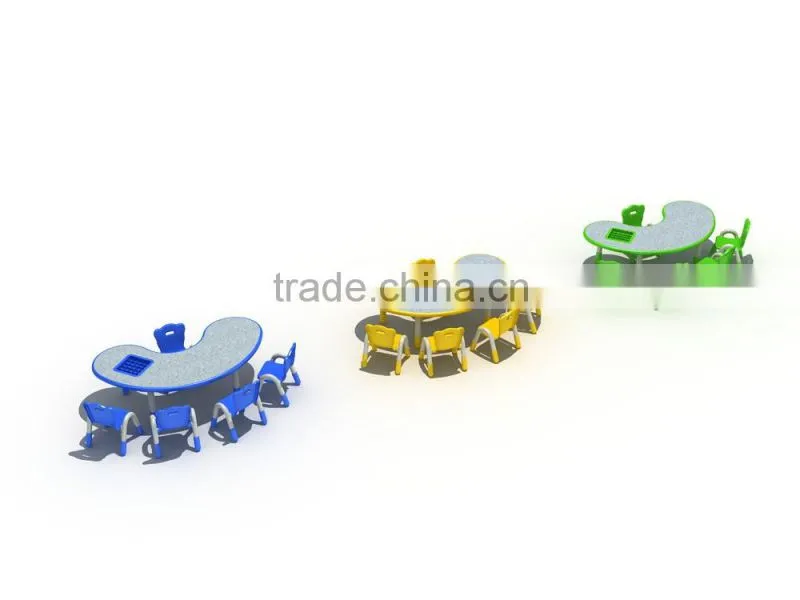 Kaiqi Group Kindergarten Classroom Furniture KAIQI moon shapeTable