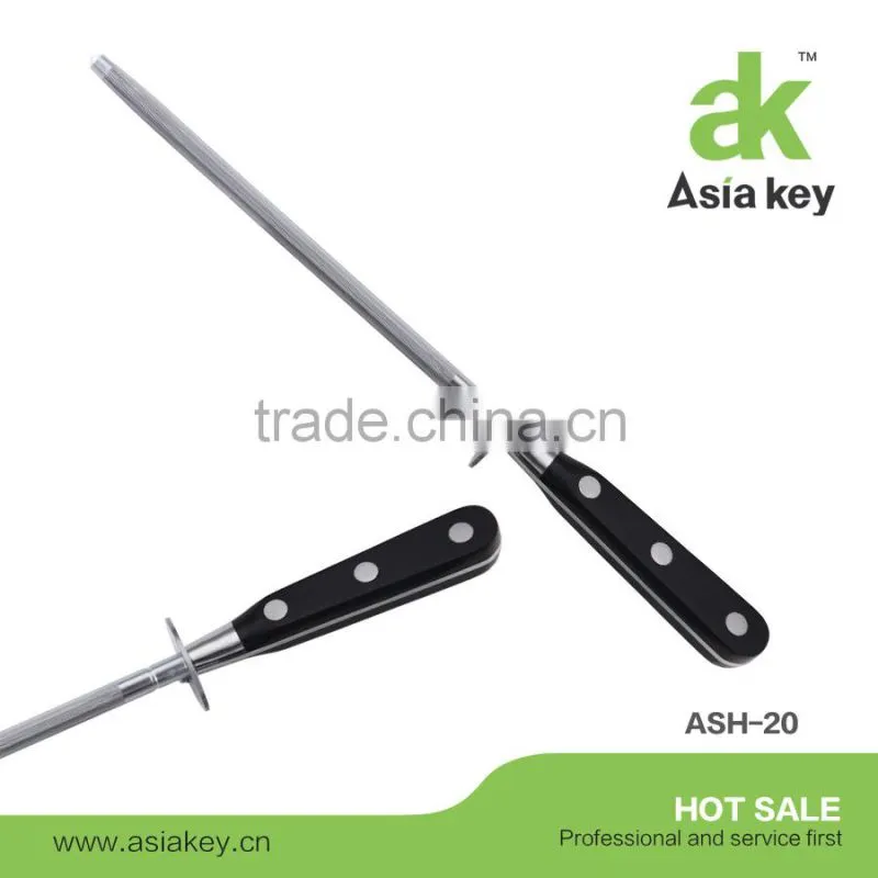 knife sharpener steel with ABS+S/S430 handle