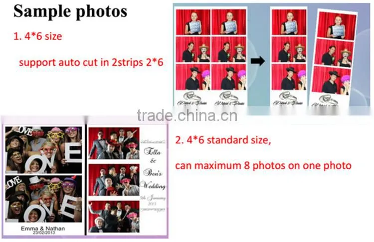 led wedding photo booth/wedding photo enclosure/led photobooth for weddings