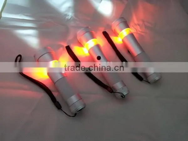 ACK-1134ABC Cheapest Series 1W bulb LED Light Aluminum red hunting flashlight led torch