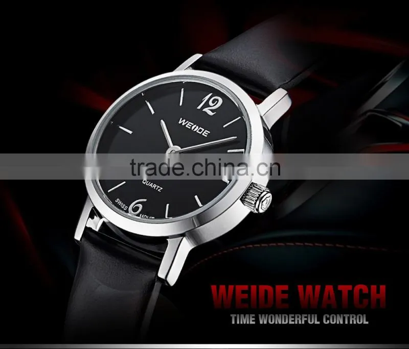 WEIDE 2015 Lady Vogue Leather Sapphire crystal Watches prices