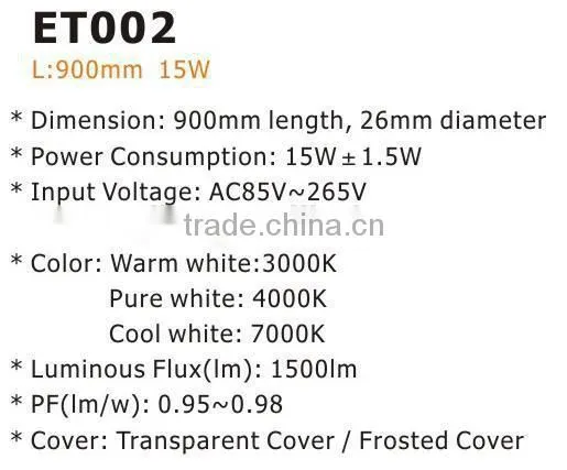 25W SMD3014 competitive price LED Tube light T8 2 year warranty with CE RoHS TUV ETL T8 LED Tube light