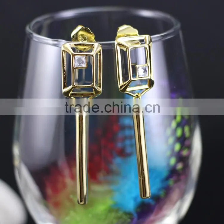 Kingman new style 18K gold dubai gold jewelry earring