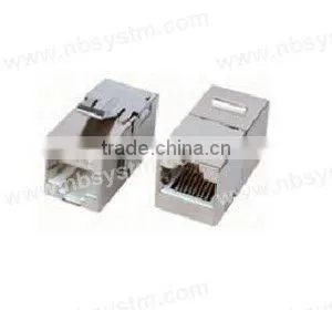 STP Rj45 Cat5e in-line Keystone Jack