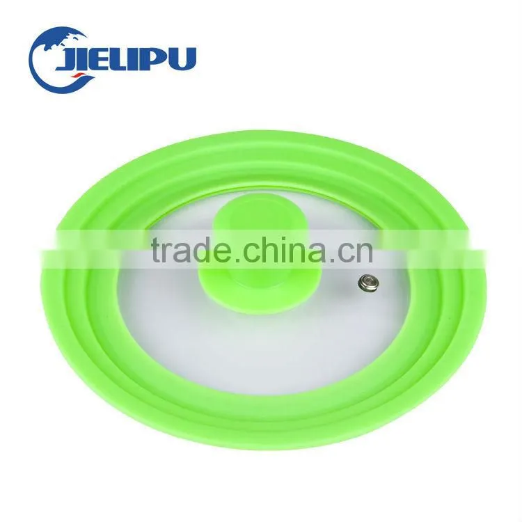 Food grade silicone glass pan lid