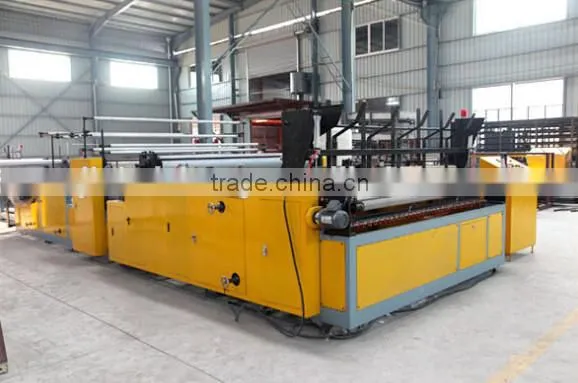 Toilet Paper Rewinding Machine/High Speed Toilet Tissue Roll Rewinder Machine